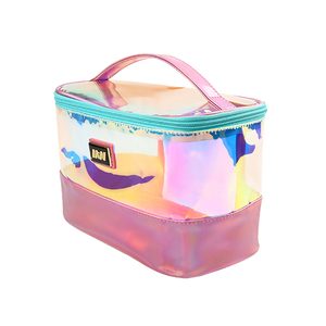 Yiwu fábrica holográfico pvc mango grande bolso cosmético <span class=keywords><strong>maquillaje</strong></span> láser caso <span class=keywords><strong>para</strong></span> las <span class=keywords><strong>niñas</strong></span> y las mujeres - Product Image 4