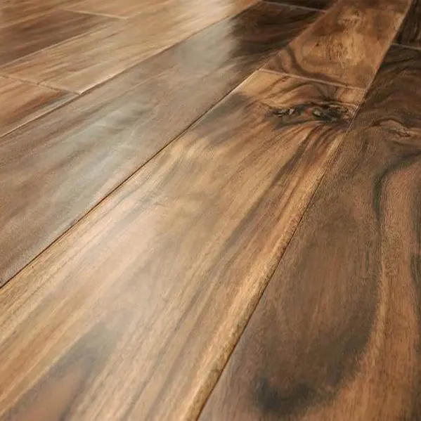 AB grade prefinished handscraped superficie pavimenti in legno massello di noce Asiatico