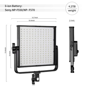 RGB LED וידאו אור מלא צבע פלט CRI97 TLCI97 מתכוונן 2000 K-5600 K LED רציף אור עבור סטודיו צילום ראיון