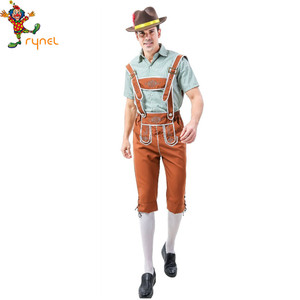 PGMC1337 Hommes Oktoberfest Costume Bière Bavaroise Allemande <span class=keywords><strong>Lederhosen</strong></span> - Product Image 2