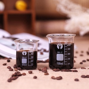 Borosilicate आधुनिक शास्त्रीय हाथ उड़ा पीने के गिलास बीकर मापने - Product Image 6