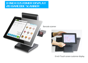 Thiết Bị Đầu Cuối <span class=keywords><strong>Pos</strong></span> Với Khách Hàng Hiển Thị Và Mini Máy Quét Mã Vạch - Product Image 6