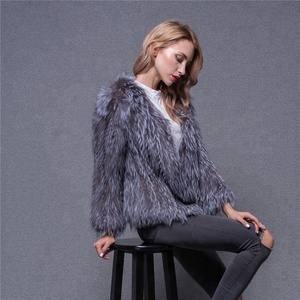 Moda Natural de piel de zorro de ropa de <span class=keywords><strong>mujer</strong></span> 2018 tendencia chaqueta de invierno de la <span class=keywords><strong>mujer</strong></span> chaqueta abrigo - Product Image 5