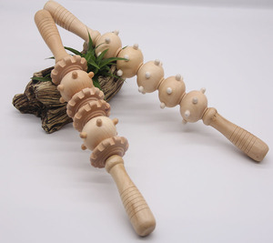 Mini Holz Massage Roller Stick Muskel entlastung für Hand Bein Fuß zurück - Product Image 3