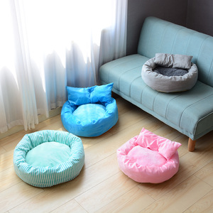 En gros quatre saisons doux <span class=keywords><strong>Pour</strong></span> Animaux De Compagnie <span class=keywords><strong>chien</strong></span> chat coussin de lit rond - Product Image 2