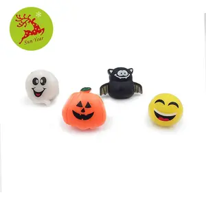 Halloween party favor led blinkt weiche gelee ring