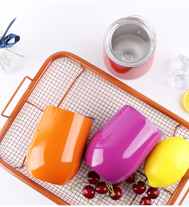 BPA libre En Gros Logo Personnalisé 304 en acier Inoxydable À <span class=keywords><strong>Double</strong></span> Paroi Café <span class=keywords><strong>Tasse</strong></span> Voyage tasses - Product Image 6