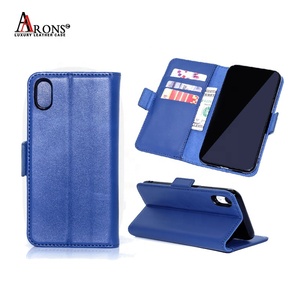 Slim Fit <span class=keywords><strong>azul</strong></span> magnético genuino cuero cartera <span class=keywords><strong>Flip</strong></span> cartera caja del teléfono para iPhone XR <span class=keywords><strong>6</strong></span>,1 pulgadas - Product Image 1
