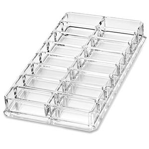 8 spazi <span class=keywords><strong>Trasparente</strong></span> Piccolo Acrilico di Trucco Dell'organizzatore Cosmetico Di Immagazzinaggio In Polvere Ombretto Compatto di Trucco Dell'organizzatore - Product Image 5