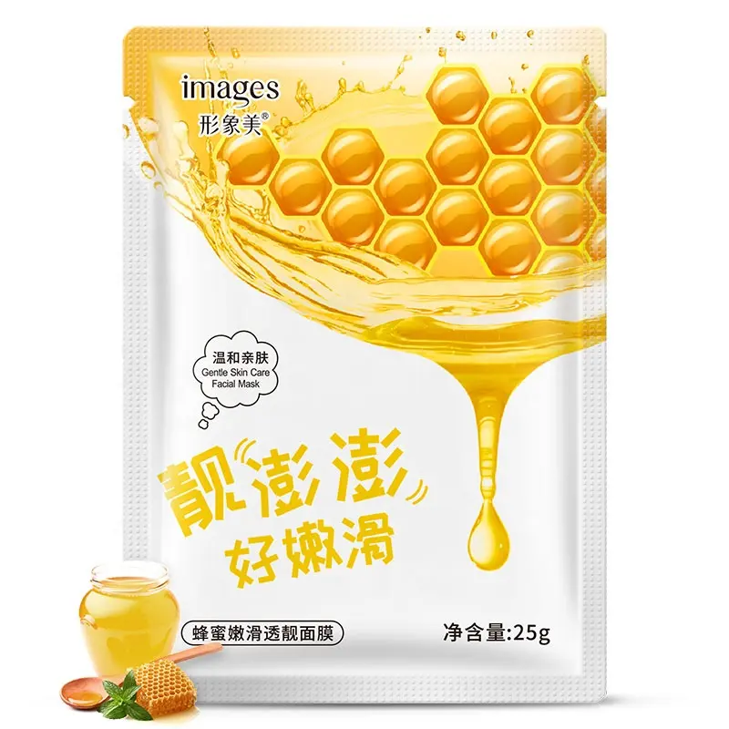 Oem Verstevigende Anti-Aging Whitening Hydraterende Honing Gezichtsmasker Sheet