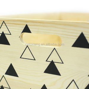 Boîtes de caisse en bois de pin non finies <span class=keywords><strong>petite</strong></span> boîte de rangement avec logo - Product Image 4