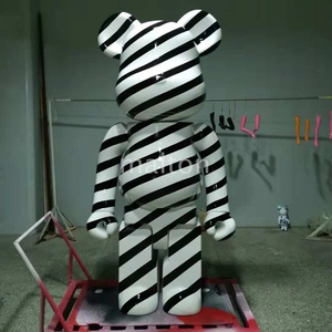 Populaire jouet de dessin animé en fiber de verre kaws bearbrick statue - Product Image 1