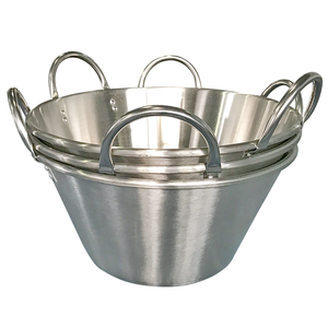 Juego de ollas grandes de acero inoxidable 304 para acampar al aire libre, juego de ollas para freír barbacoa - Product Image 5