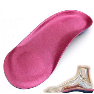 3/4 Doux cachés doux absorption amorti pieds plats de soutien de la voûte plantaire semelles de chaussures - Product Image 2