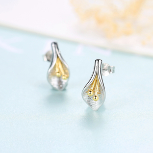 <span class=keywords><strong>Orecchini</strong></span> a Perno CZCITY in Argento Sterling 925 con Fiore di <span class=keywords><strong>Tulipano</strong></span>, Gioielli Raffinati da Donna - Product Image 6