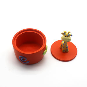 カスタマイズされた樹脂製人気ジュエリーボックス動物像手工芸品装飾または装飾部屋用ワックスジャーピギーバンク - Product Image 5