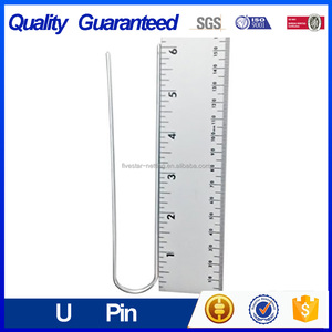 En Forme De U En Métal <span class=keywords><strong>Synthétique</strong></span> Faux <span class=keywords><strong>Gazon</strong></span> Artificiel <span class=keywords><strong>Gazon</strong></span> Clous Épingles Piquets-Couleur Blanche - Product Image 4