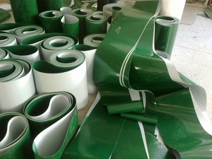 מזון כיתה pvc מסוע, ירוק ולבן PVC מסוע - Product Image 2