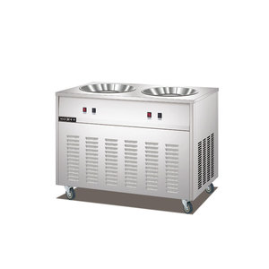 Uso comercial de hielo crema rollos máquina de freír rollos máquina de helados de Pan frito máquina de helados rollos - Product Image 5