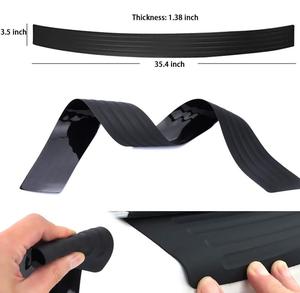 Caucho negro resistente al maletero de entrada de la Puerta de <span class=keywords><strong>los</strong></span> guardias accesorio de ajuste para SUV/coches - Product Image 3