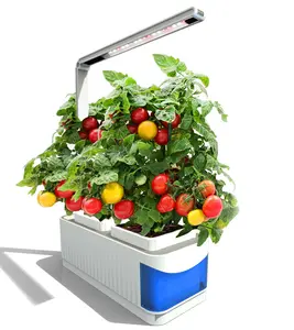 家庭植物室内智能花园全光谱 hydroponics 系统垂直台灯 led 生长灯办公室