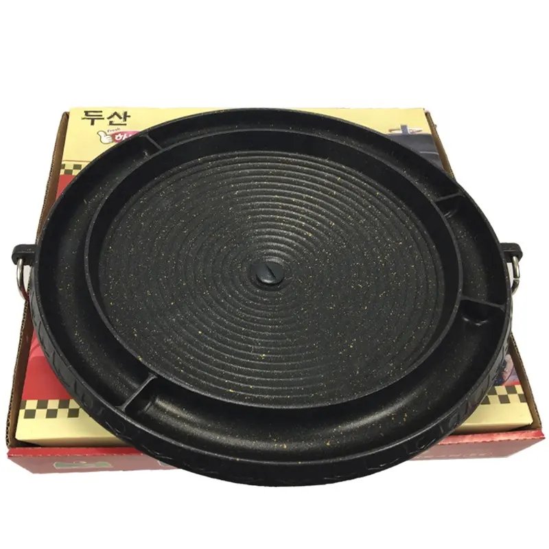 indoor non-stick bbq grill roasting pan for gas bbq grill