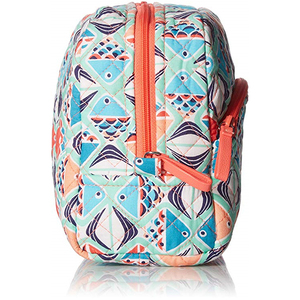 Style <span class=keywords><strong>Chic</strong></span> motif poisson <span class=keywords><strong>conception</strong></span> sac de maquillage PVC doublé pochette cosmétique sac de voyage de toilette - Product Image 3