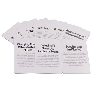 WJPC – cartes Flash d'activité en plastique Pvc personnalisées, carton noir historique mots <span class=keywords><strong>de</strong></span> <span class=keywords><strong>vue</strong></span> cartes d'affirmation éducatives vierges carte Flash - Product Image 2