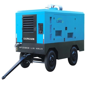 Compresor de Aire de Tornillo Portátil Industrial Diésel de 7 M3/Min y 7 Bar, Comprar en China, Utilizado para Voladura de Rocas - Product Image 1