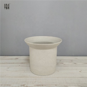 Personalizado precio barato ronda gres jardín decoración suculentas ollas/de cerámica maceta de bonsai - Product Image 3