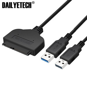 USB3.0 a <span class=keywords><strong>SATA</strong></span> <span class=keywords><strong>adaptador</strong></span> de Cable de alta velocidad 22 pin para 2,5 pulgadas <span class=keywords><strong>HDD</strong></span>/SSD portátil de disco duro con Extra potencia - Product Image 2