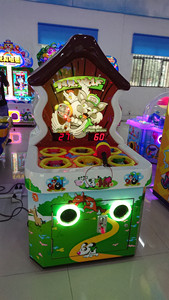Divertimento al coperto A gettoni MR <span class=keywords><strong>Wolf</strong></span> Whac-A-Mole Hamer per bambini che colpisce la macchina da gioco Arcade in vendita - Product Image 3