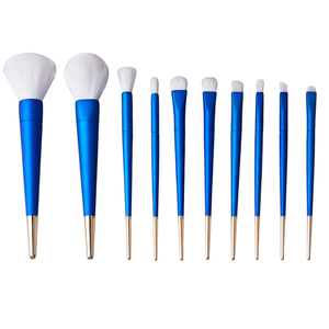 10 pcs Rouge De Luxe Make up Brush Set <span class=keywords><strong>Maquillage</strong></span> Outils <span class=keywords><strong>Kit</strong></span> Poignée En Plastique <span class=keywords><strong>Pinceau</strong></span> Fond de <span class=keywords><strong>Teint</strong></span> Professionnel - Product Image 4
