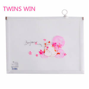 โรงเรียนอุปทานการ์ตูนน่ารักการออกแบบ <span class=keywords><strong>Pp</strong></span> แฟ้มผู้บริหารโฟลเดอร์ถุงพลาสติกซองจดหมายที่มีซิป524 - Product Image 5