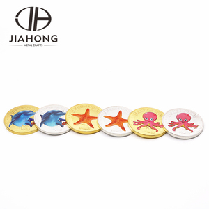 Personalizado Chapado en metal mar mundo de los animales de <span class=keywords><strong>estrella</strong></span> de mar de <span class=keywords><strong>la</strong></span> moneda - Product Image 3