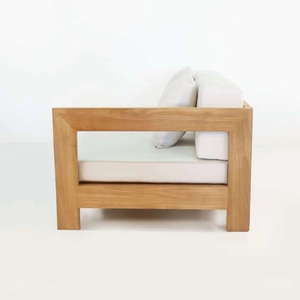 حديقة الأثاث الطبيعي خشب الساج مقعد أريكة أثاث غرفة المعيشة المستخدمة - Product Image 3