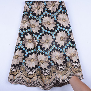 Encaje de red de tul de algodón <span class=keywords><strong>suizo</strong></span> blanco con piedras hermoso encaje de gasa <span class=keywords><strong>suizo</strong></span> para vestido 2019 <span class=keywords><strong>tela</strong></span> de encaje africano 1558 - Product Image 6