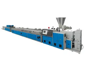 Beste prijs hout kunststof composiet productielijn/wpc profiel making machine