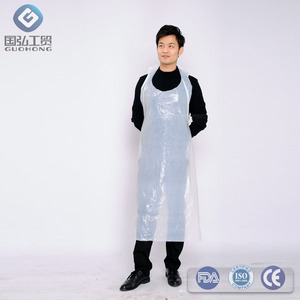 100% fresco matria un terreno HDPE delantal <span class=keywords><strong>para</strong></span> servicio de alimentos y la higiene uso - Product Image 3