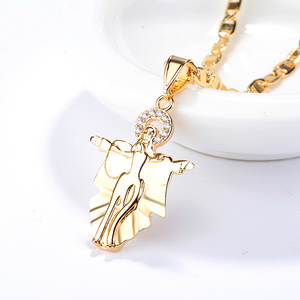 Accesorios catolicismo <span class=keywords><strong>Virgen</strong></span> <span class=keywords><strong>de</strong></span> <span class=keywords><strong>Guadalupe</strong></span> Mary chapados en oro religiosa diseños <span class=keywords><strong>de</strong></span> los hombres colgante <span class=keywords><strong>de</strong></span> joyería <span class=keywords><strong>de</strong></span> oro - Product Image 2