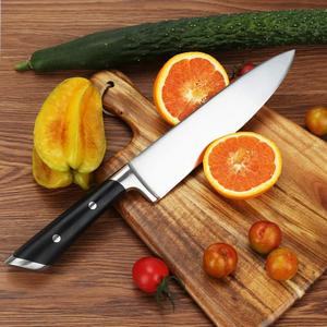 Cuchillo de la cuchilla de la <span class=keywords><strong>carne</strong></span> del acero inoxidable alemán del alto carbono de la venta caliente de <span class=keywords><strong>Amazon</strong></span> 8 con mango ergo - Product Image 3