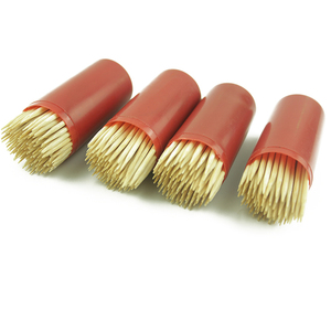 Fabrieksprijs Milieuvriendelijke Wegwerp Tand Pick Stick Bamboe Tandenstoker Fabrikanten - Product Image 1