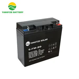 Batería solar de ciclo profundo de alta capacidad, 60v, 20 ah, 5x12v, 20 ah, Yangtze