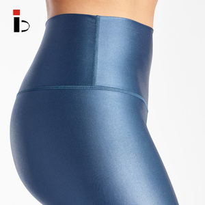 Leggings deportivos elásticos de cintura alta Fitness Blue Shine - Product Image 4