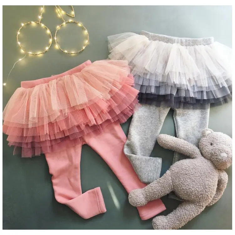 Modo caldo di Vendita Delle Ragazze Dei Capretti Dei Bambini del Filato Tutu Pantaloni Leggings