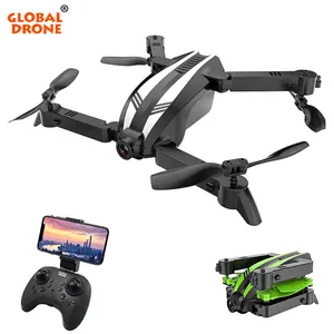 2019 Global Drone FPV GW68 Radio Control Mainan Mini Selfie Lipat Drone Kamera Drone Mainan Anak