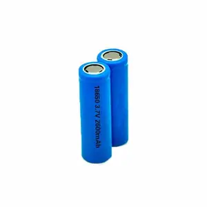 Factory price Eizfan 3.7V 18350 lithium-ion battery 1100mAh 15A rechargeable battery flat top