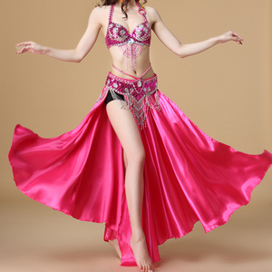 <span class=keywords><strong>Costume</strong></span> da danza del ventre in stile arabico <span class=keywords><strong>Costume</strong></span> professionale <span class=keywords><strong>reggiseno</strong></span> con perline Top cintura gonna abito - Product Image 6