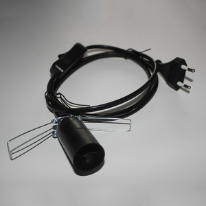 VDE CE EU Euro Prise Variateu E14 E27 Douille Sel Lampe Cordon D'alimentation secteur 2 Broches carlin Fil de Câble Électrique - Product Image 5