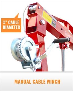 Nhà sản xuất <span class=keywords><strong>Mini</strong></span> Gắn Xe Tải Cẩu với máy bơm thành phần cốt lõi 2000bls công suất 360 xoay cơ sở cho xe nâng - Product Image 3